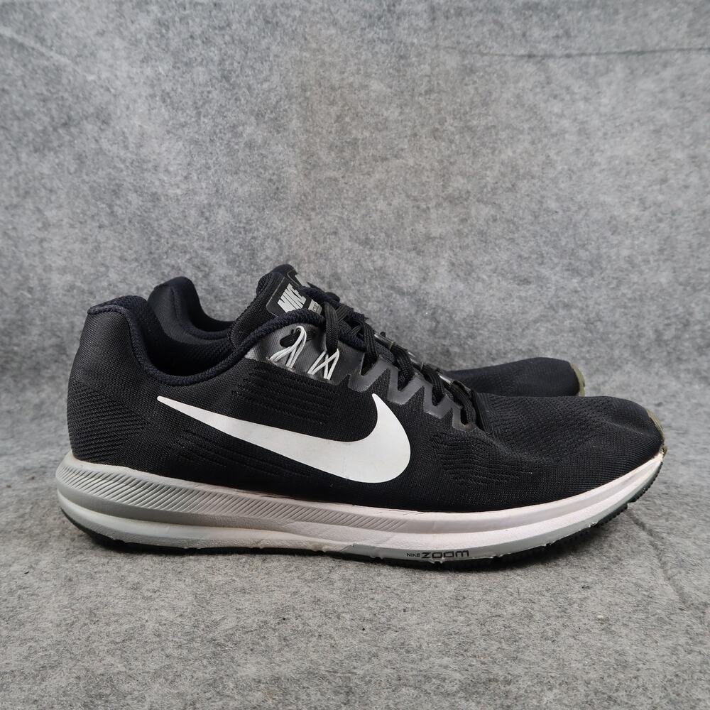Nike Shoes Womens 10.5 Athletic Trainer Zoom Structure 21 Running Sneakers Black
